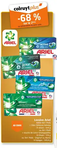 Colruyt Lessive Ariel offre
