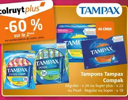 Colruyt TAMPAX Tampons compak offre