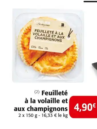 Colruyt Feuilleté à la volaille et aux champignons offre