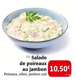 Colruyt Salade de poireaux au jambon offre