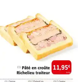 Colruyt Richelieu Traiteur Pâté en croûte offre