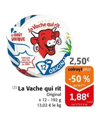 Colruyt La vache qui rit offre