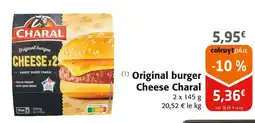 Colruyt CHARAL Original burger cheese offre