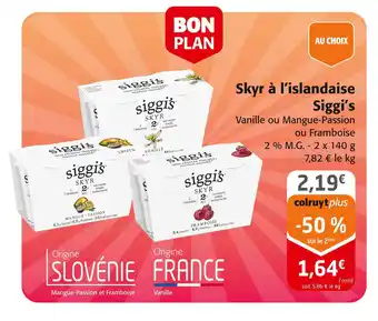 Colruyt SIGGI'S Skyr à l'islandaise offre