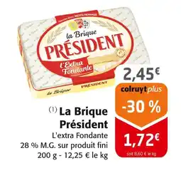 Colruyt PRÉSIDENT La brique offre