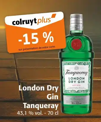 Colruyt TANQUERAY London Dry Gin offre