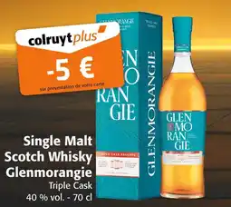 Colruyt GLENMORANGIE Single Malt Scotch Whisky Triple Cask offre