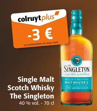 Colruyt The Singleton Single Malt Scotch Whisky offre