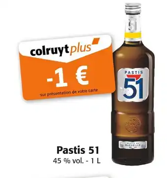 Colruyt Pastis 51 offre