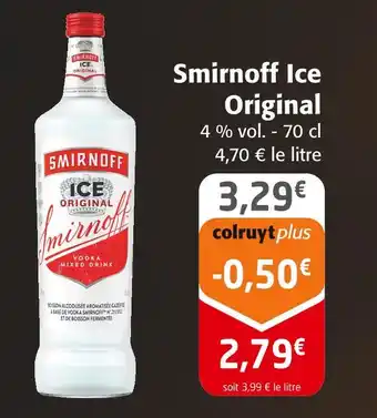 Colruyt Smirnoff ice original offre