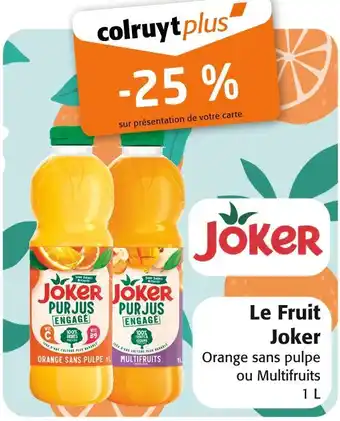 Colruyt Le Fruit Joker offre