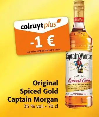 Colruyt CAPTAIN MORGAN Original spiced gold offre