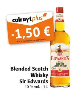 Colruyt SIR ERDWARDS Blended Scotch Whisky offre