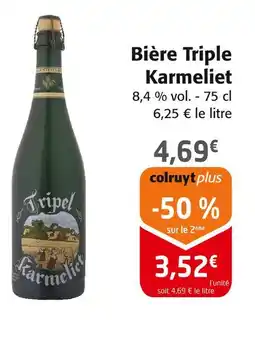 Colruyt KARMELIET Bière Triple offre