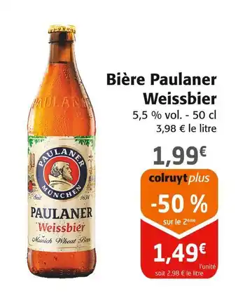 Colruyt PAULANER Bière Weissbier offre