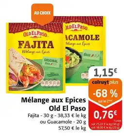 Colruyt OLD EL PASO Mélange aux Epices offre