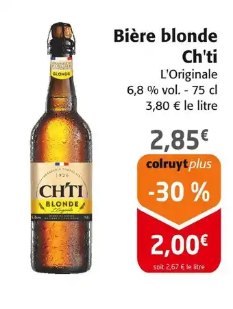 Colruyt CH'TI Bière blonde offre