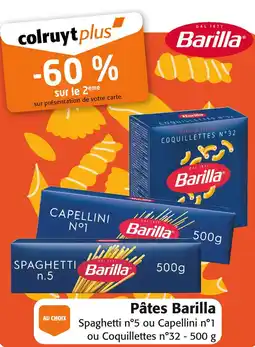 Colruyt BARILLA Pâtes offre