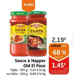 Colruyt OLD EL PASO Sauce à Napper offre