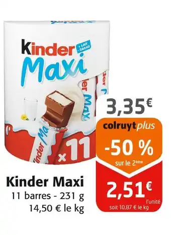 Colruyt Kinder Maxi offre