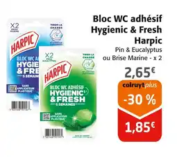 Colruyt HARPIC Bloc WC adhésif Hygienic & Fresh offre