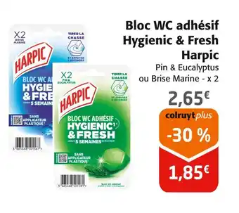 Colruyt HARPIC Bloc WC adhésif Hygienic & Fresh offre