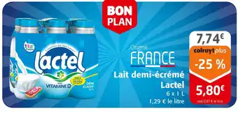 Colruyt LACTEL Lait demi-écrémé offre