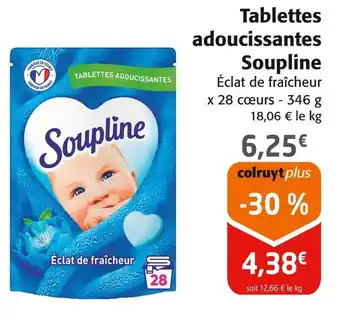 Colruyt SOUPLINE Tablettes adoucissantes offre