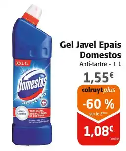 Colruyt DOMESTOS Gel javel epais offre