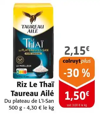 Colruyt TAUREAU AILE Riz Le Thaï offre