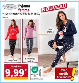 Norma ELLENOR Pyjama femme offre