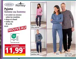 Norma ElleNor Pyjama femme ou homme offre