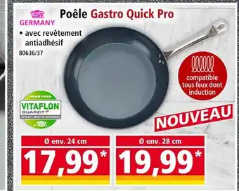 Norma GSW Poêle Gastro Quick Pro offre