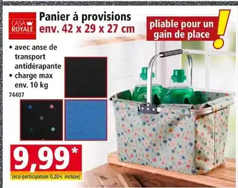 Norma CASA ROYALE Panier à provisions offre