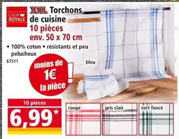 Norma CASA ROYALE XXL Torchons de cuisine offre