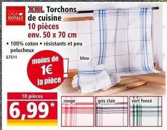 Norma CASA ROYALE XXL Torchons de cuisine offre