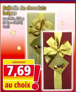 Norma Ballotin de chocolats belges offre