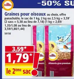 Norma LITTLES FRIENDS Graines pour oiseaux offre