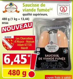 Norma Maison Adam Saucisse de viande fumée offre