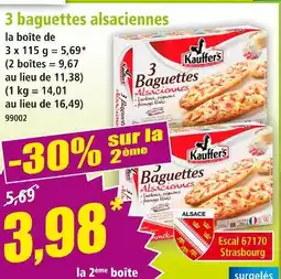 Norma KAUFFER'S 3 Baguettes Alsaciennes offre