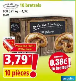 Norma Poulaillon 10 bretzels offre