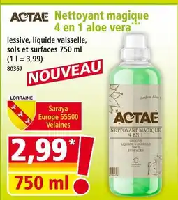 Norma Nettoyant magique 4 en 1 aloe vera offre