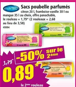 Norma MULTITEC Sacs poubelle parfumés offre
