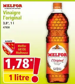 Norma MELFOR Vinaigre l'original offre