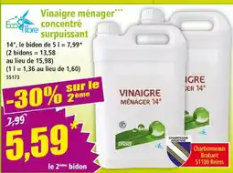 Norma EcoLibre Vinaigre ménager concentré surpuissant offre