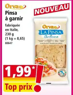 Norma ORVA Pinsà à garnir offre