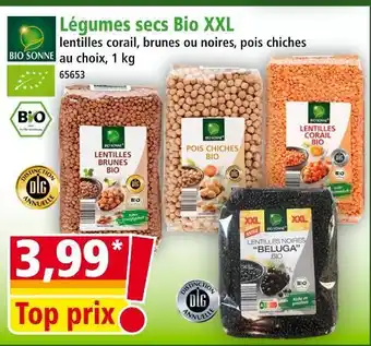Norma BIO SONNE Légumes secs bio xxl offre