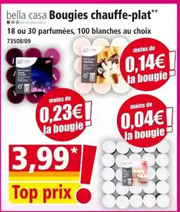 Norma bella casa Bougies chauffe-plat offre