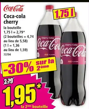 Norma Cherry Coca-Cola offre