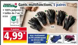 Norma Powertec Garden Gants multifonctions offre